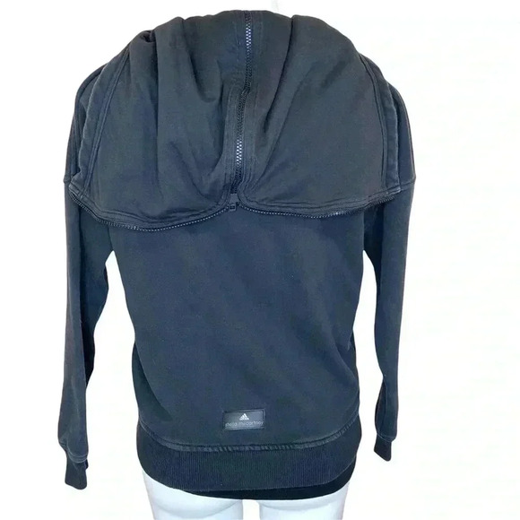 Stella McCartney Adidas black hoodie sweatshirt size small - Picture 2 of 4